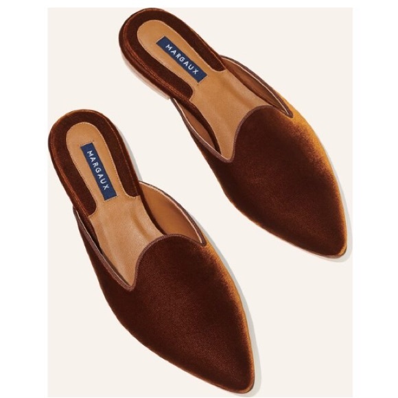 Margaux Shoes - Margaux Mule Rust Velvet